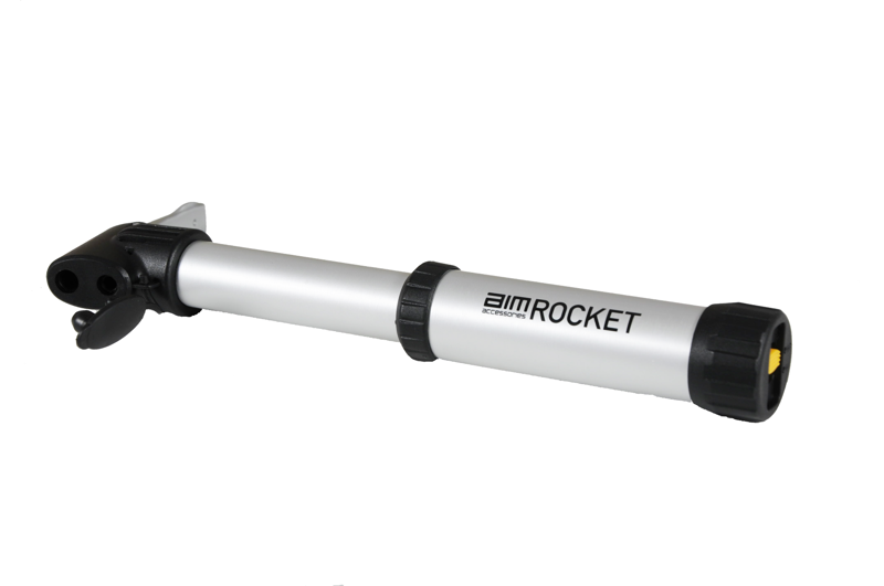 Aim Rocket Alloy Mini Pump Silver-2